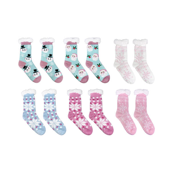 Item 322055 Sugarplum And Friends Thermal Slipper Socks