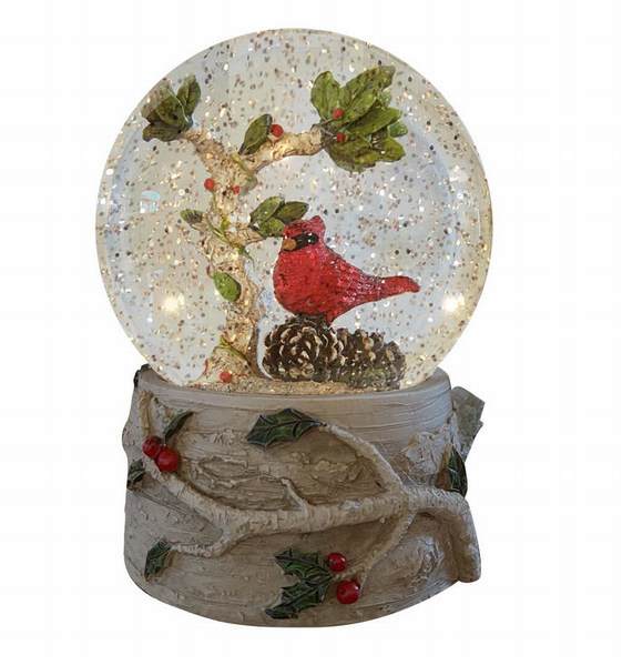 Item 322159 Cardinal Snow Globe