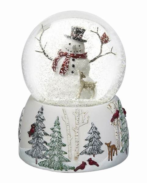 Item 322320 Snowman Musical Water Globe