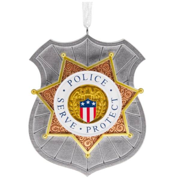 Item 333047 Police Badge Ornament