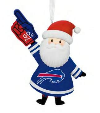 Item 333070 NFL Santa Buffalo Bills Ornament