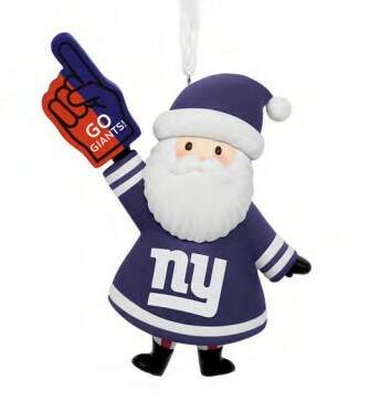 Item 333107 NFL Santa New York Giants Ornament
