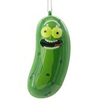 Item 333936 Pickle Rick Ornament