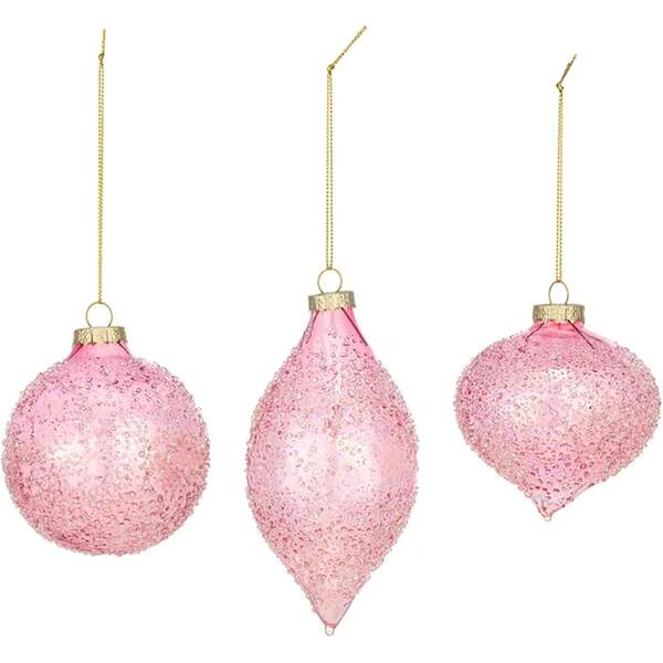 Item 353029 Iridescent Pink Ornament