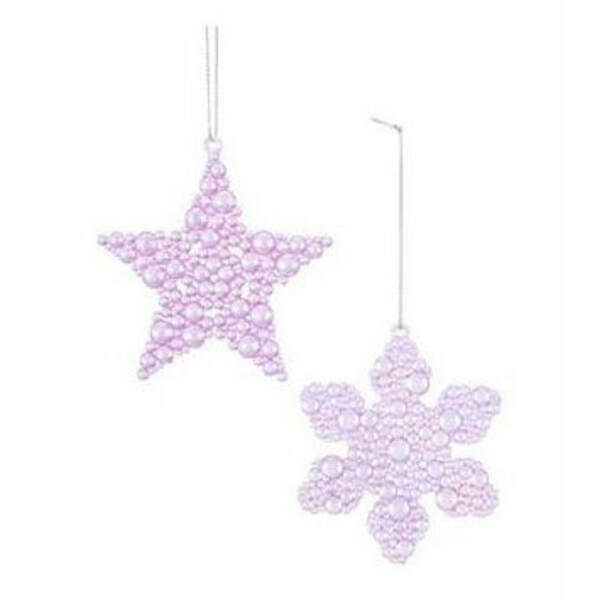 Item 360179 Iridescent Star/Snowflake Ornament
