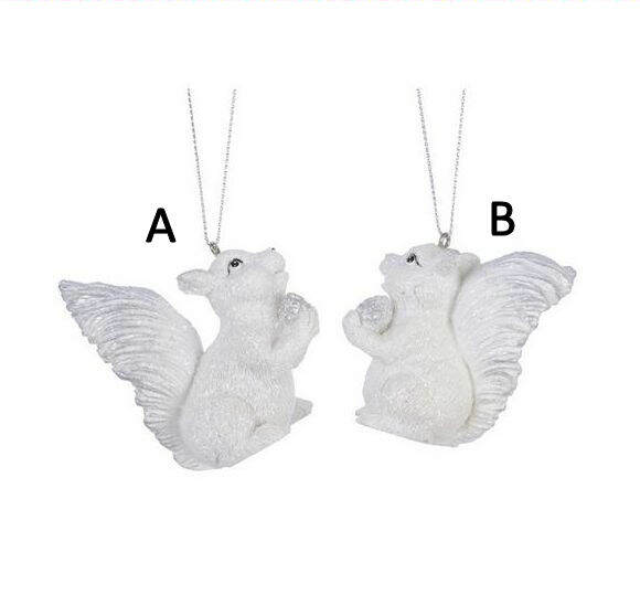 Item 360187 White Squirrel Ornament