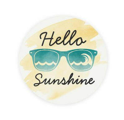 Item 364436 Hello Sunshine Car Coaster