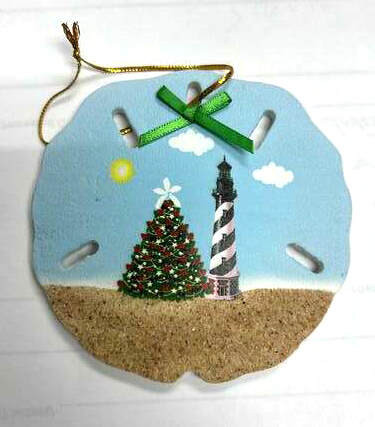 Item 396018 Lighthouse Sand Dollar Ornament