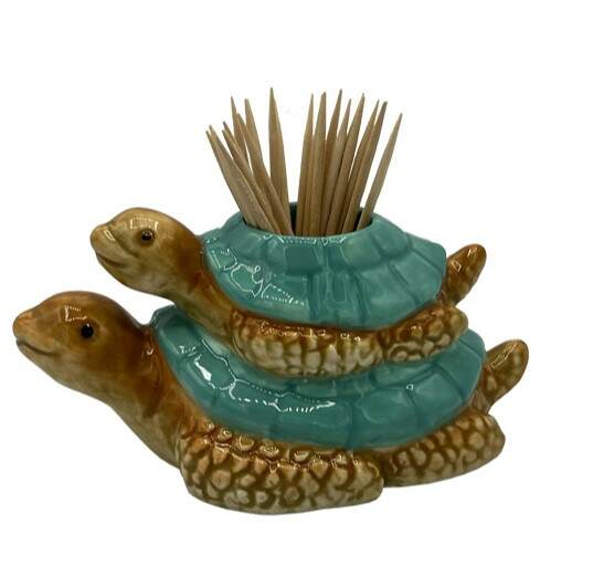 Item 396273 Sea Turtle Mom And Baby Toothpick Holder