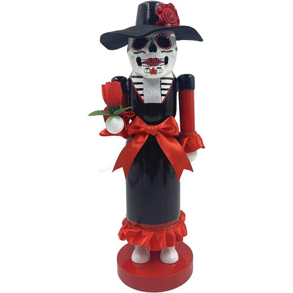 Item 401109 Lady Day Of The Dead Nutcracker