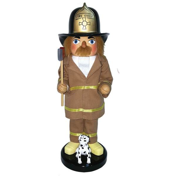 Item 401125 Fireman And Dalmation Nutcracker