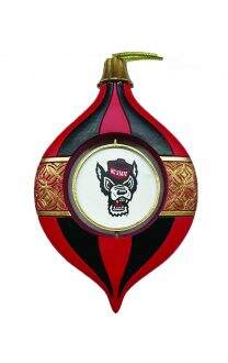 Item 401168 Nc State Spinning Bulb Ornament