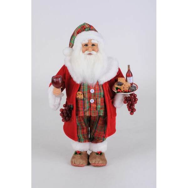 Item 403069 Midnight Snacking With Wine Santa