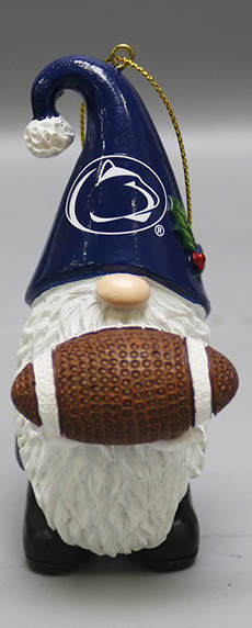 Item 416528 PENN STATE FOOTBALL GNOME ORNAMENT