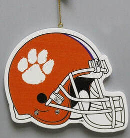 Item 416534 CLEMSON FOOTBALL HELMET ORNAMENT