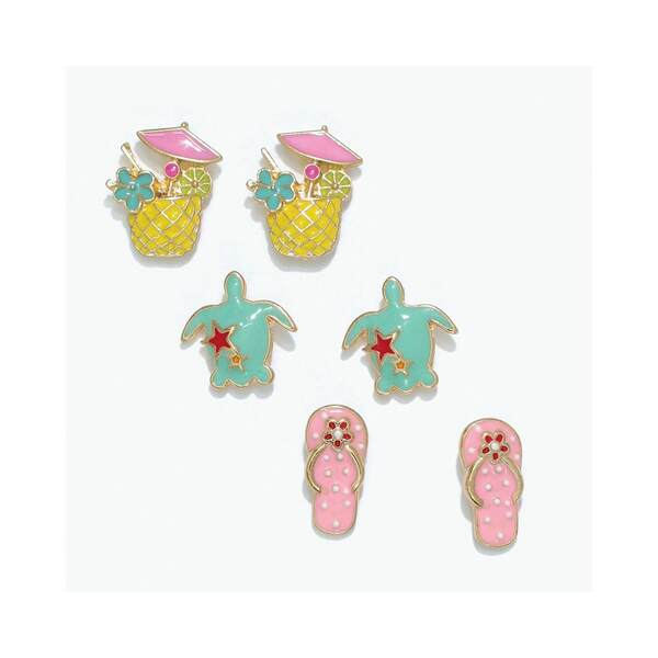 Item 418142 Cocktail Turtle Flipflop Earrings