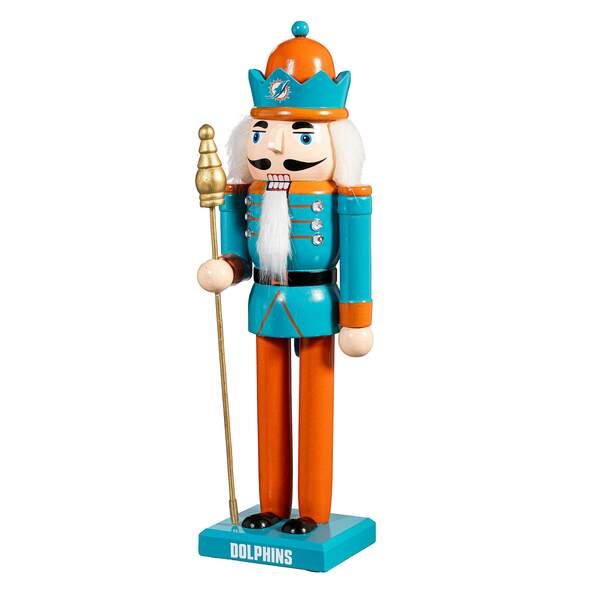 Item 420116 Miami Dolphins Nutcracker