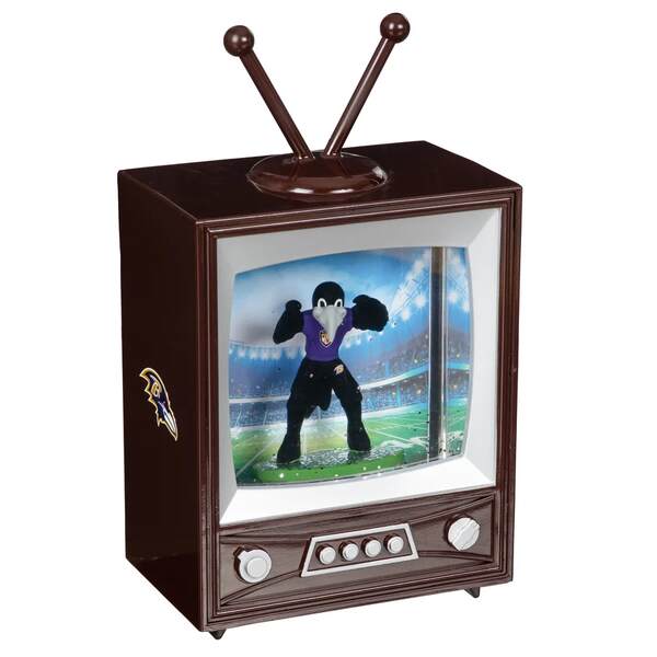 Item 420294 Baltimore Ravens Vintage Tv Water Lantern