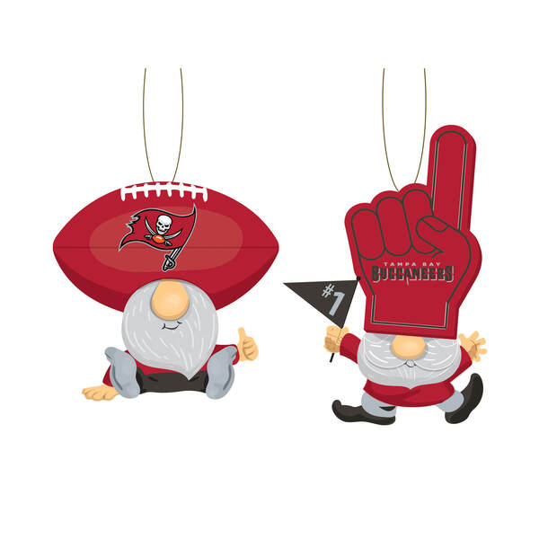 Item 420310 Tampa Bay Buccaneers Gnome Fan Ornament