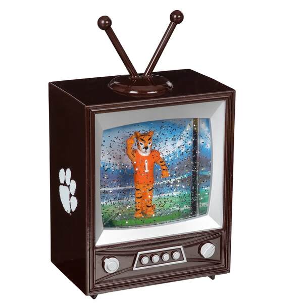 Item 420461 Clemson Vintage Tv Water Lantern