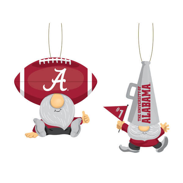 Item 420715 Alabama Crimson Tide Gnome Fan Ornament