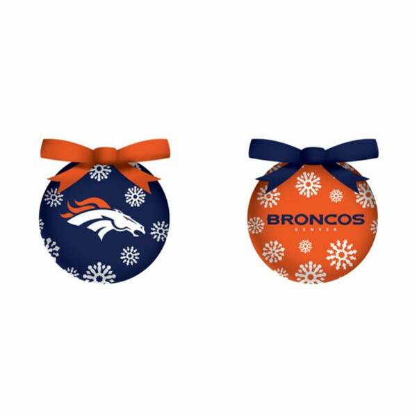 Item 420760 Denver Broncos Light Up LED Ball Ornament