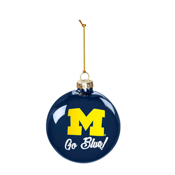 Item 421144 University Of Michigan Glass Ball
