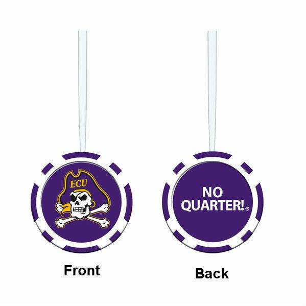 Item 421425 East Carolina University Pirates Token Ornament
