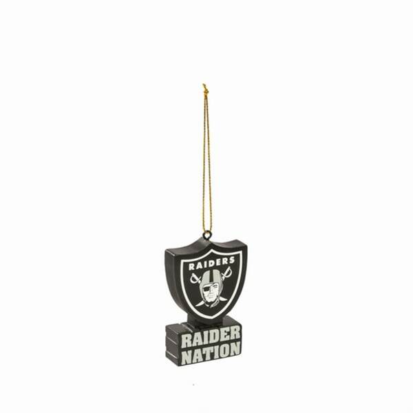Item 421549 Las Vegas Raiders Mascot Statue Ornament