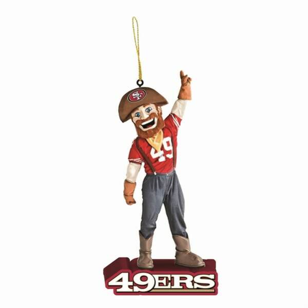 Item 421553 San Francisco 49ers Mascot Statue Ornament