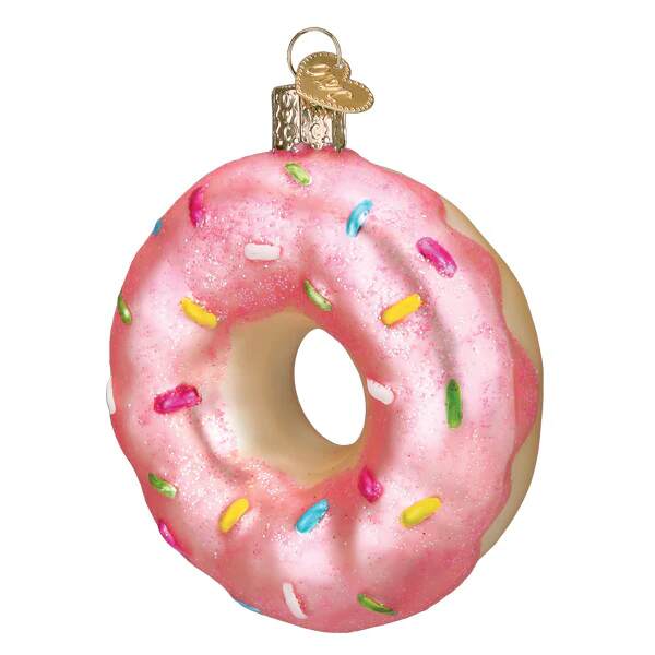 Item 425500 Pink Frosted Donut Ornament