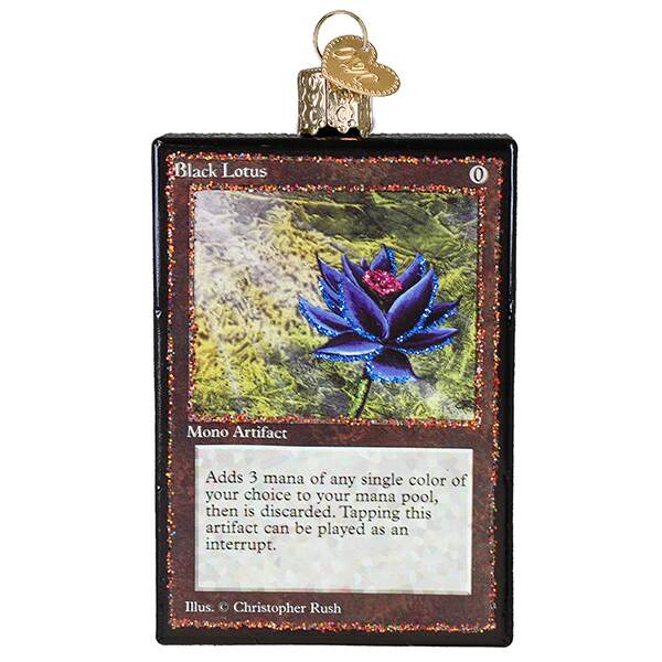 Item 425514 Magic The Gathering Black Lotus Card Ornament
