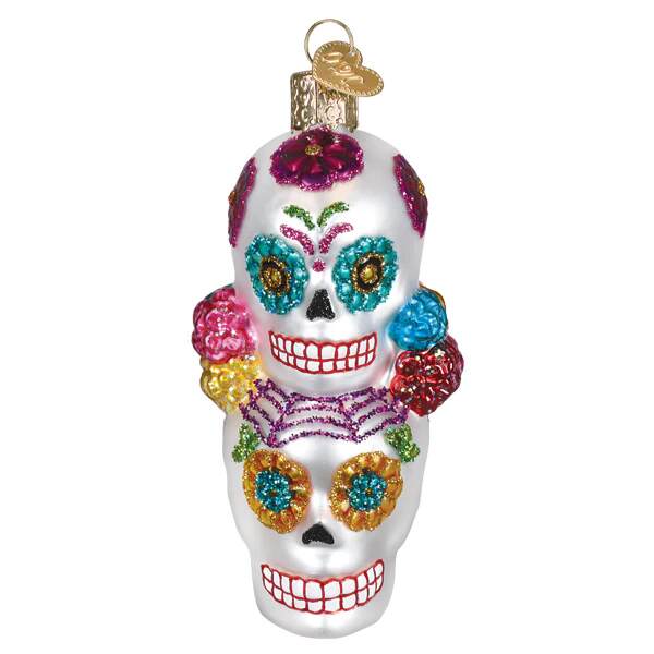 Item 425674 Dia De Los Muertos Stacking Skulls Ornament