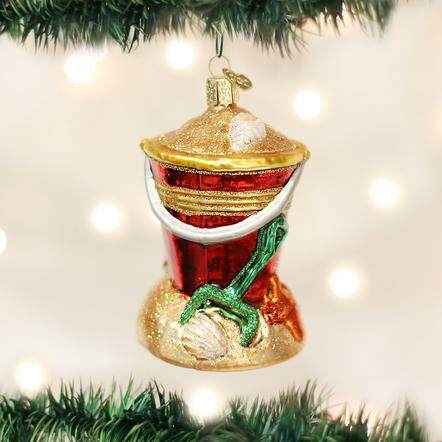 Item 425775 Beach Bucket Ornament