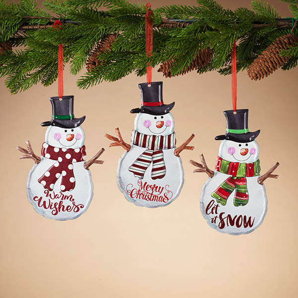 Item 431286 Snowman With Ribbon Ornament
