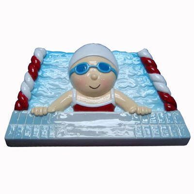 Item 459083 Swimming Girl Ornament