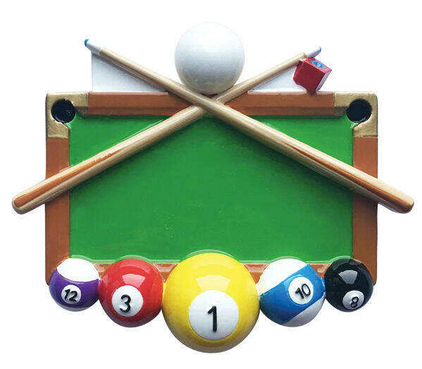 Item 459105 Billiards Ornament