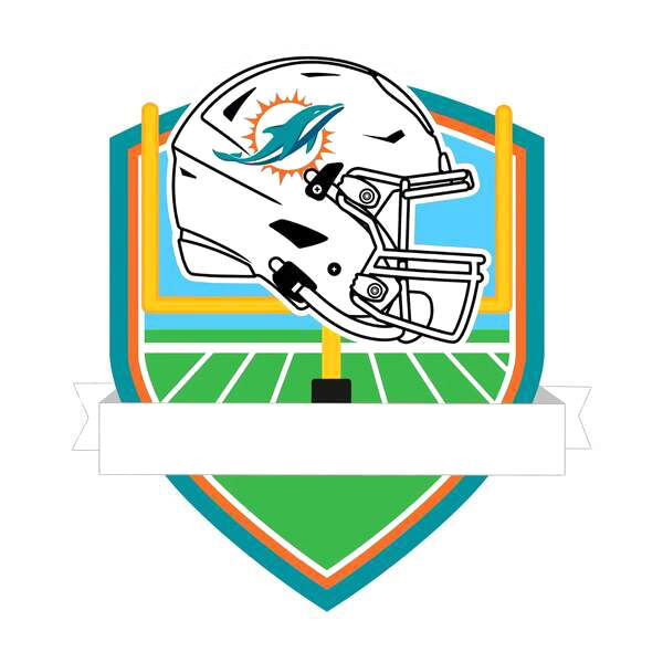 Item 459705 Miami Dolphins Shield Ornament