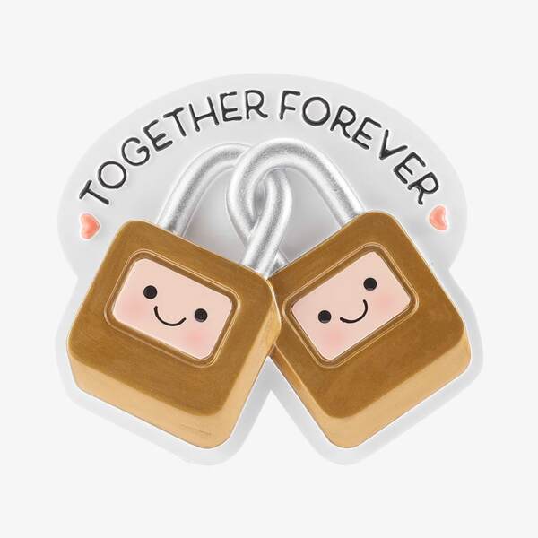 Item 459785 Two Locks Together Forever Ornament