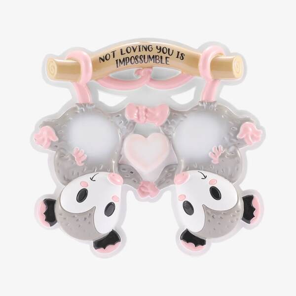Item 459819 Cute Possum Couple Hanging From Branch Ornament