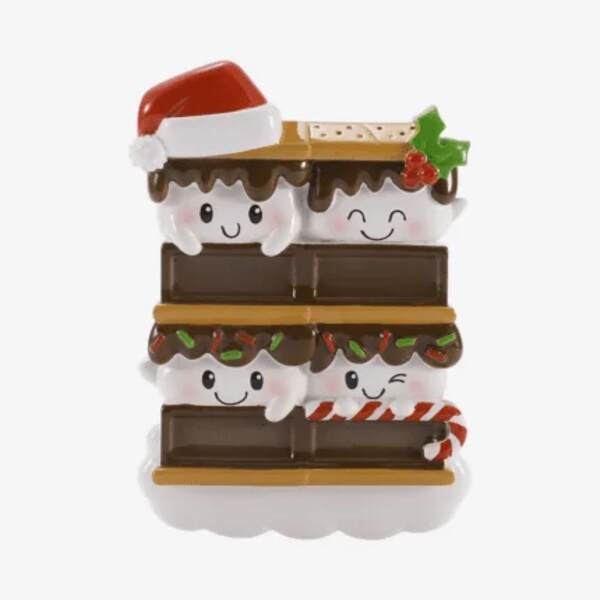 Item 459834 Smore Family Of 4 Ornament