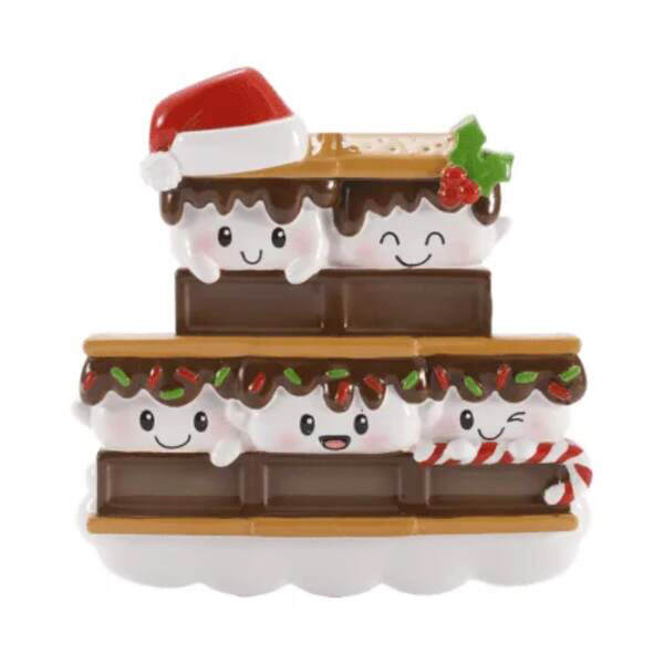 Item 459835 Smore Family Of 5 Ornament