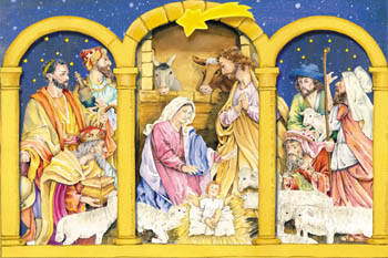 Item 473009 Nativity Advent Calendar