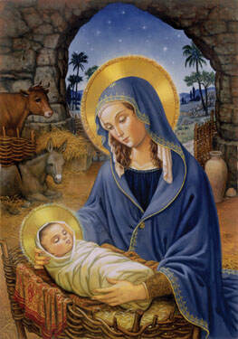 Item 473051 Mary With Child Advent Calendar