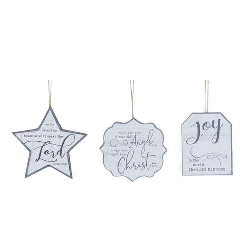 Item 501305 Christmas Verse Ornament