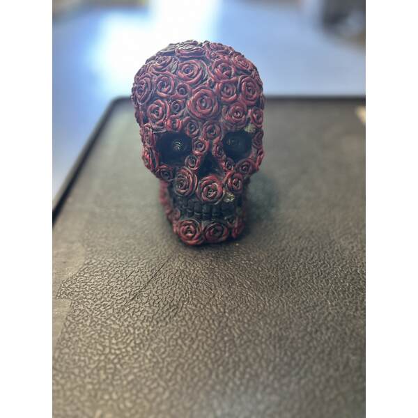 Item 501370 Light Up Skull With Roses