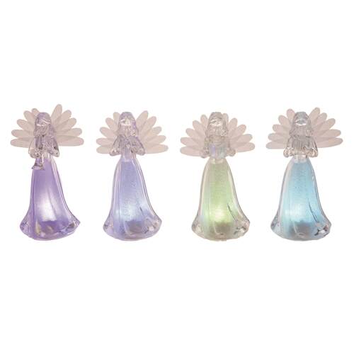 Item 501501 Acrylic Fiber Optic Angel 4A