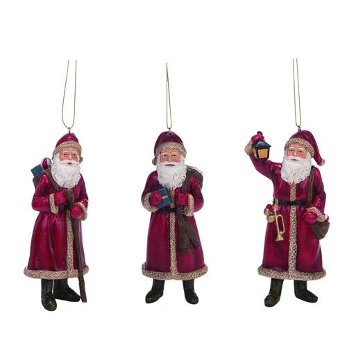 Item 501644 Traditional Santa Ornament