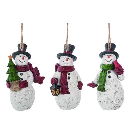 Item 501828 Cheery Snowman Ornament