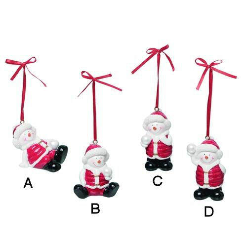Item 501862 Playful Snowman Ornament